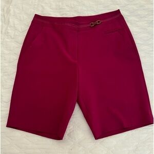 EP Pro Activewear Raspberry Bermuda Golf Shorts stretch ~ Women's Size 8